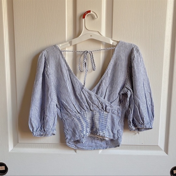 abercrombie & fitch smocked waist blouse - Picture 10 of 11